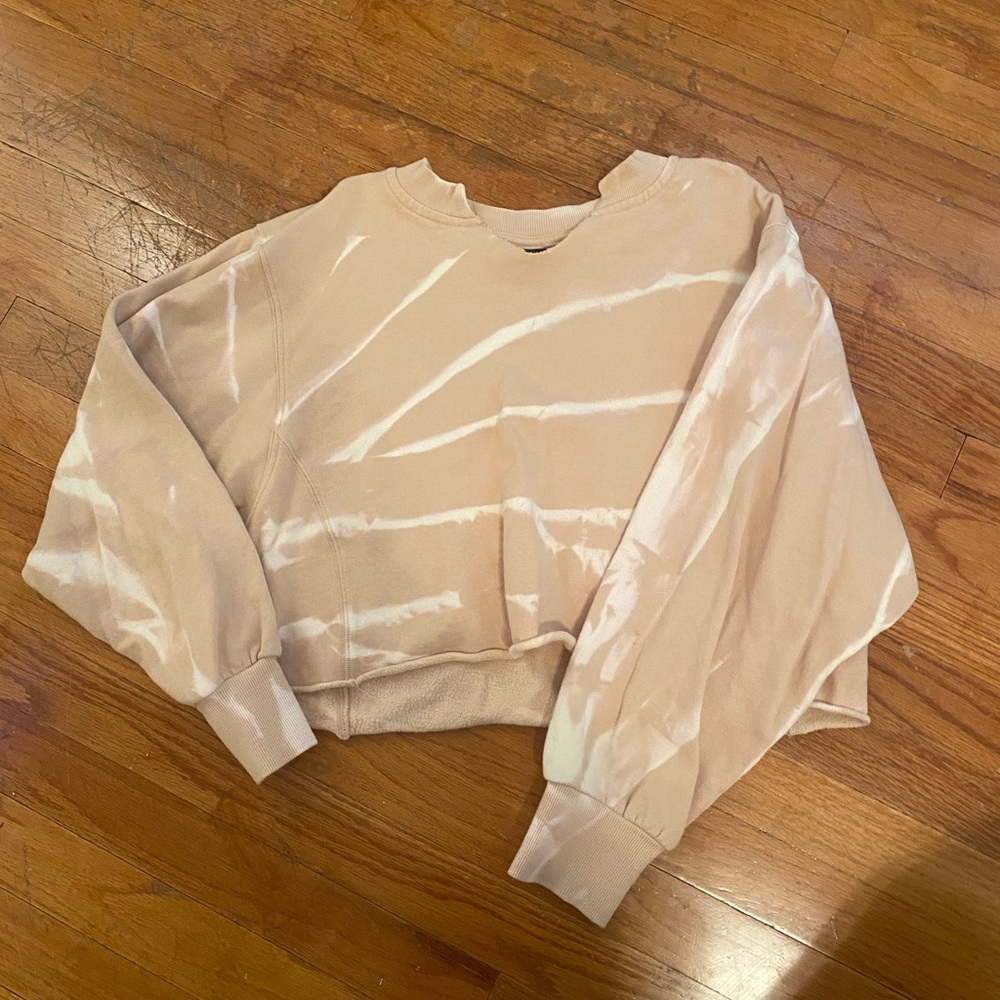 Target tie dye cropped sweatshirt